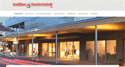 Desktop Screenshot of muellerfenstertechnik.at
